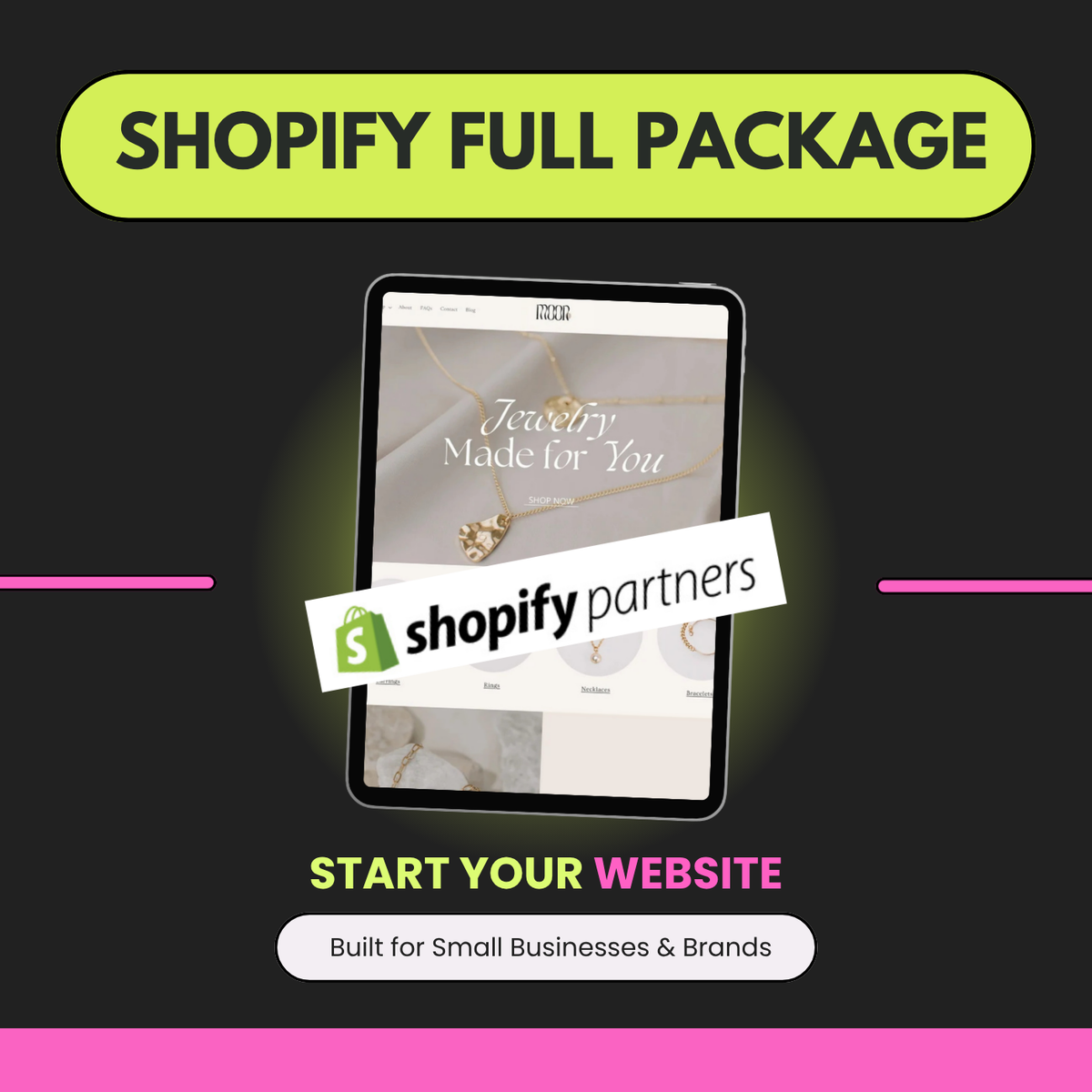 Shopify Website Design - Full Package