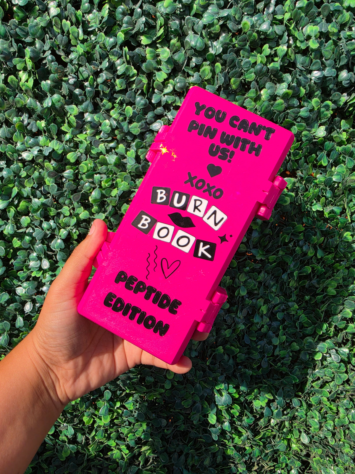 Burn Book Peptide & Syringe Case