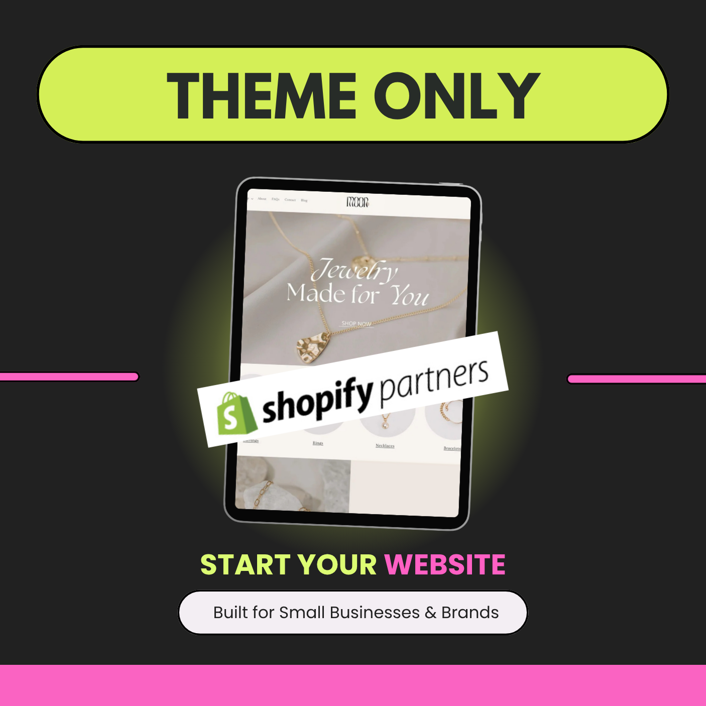 Shopify Website Design - Theme Only
