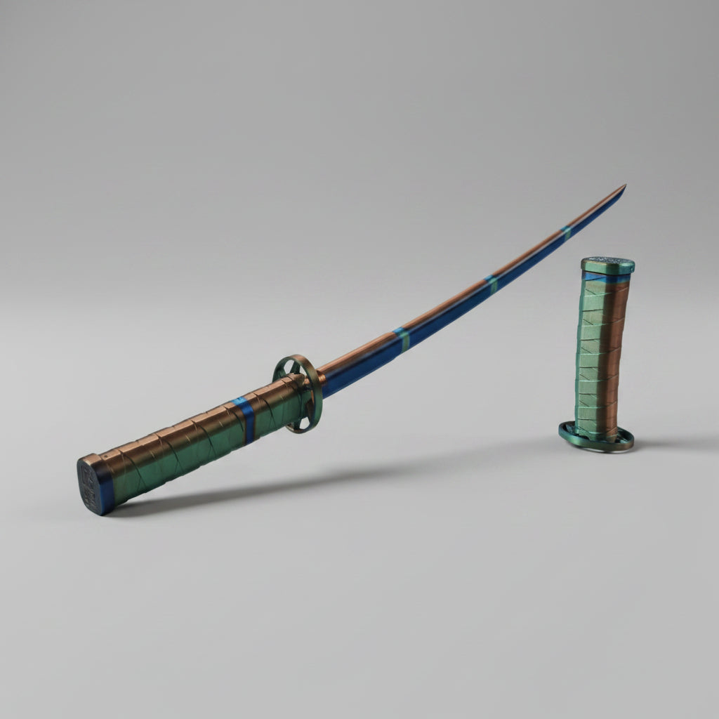 Sword Fidget Toy | 3D Printed Mini Katana (Collapsible)