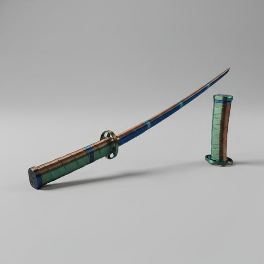 Sword Fidget Toy | 3D Printed Mini Katana (Collapsible)