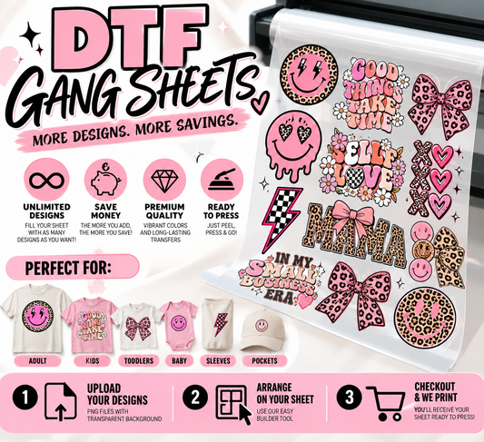 BUILD YOUR OWN DTF GANG SHEET