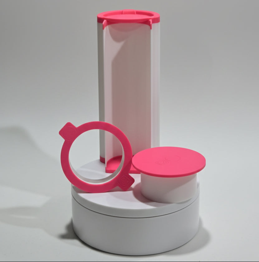 Circle Cake Pop Cutter + Plunger + Tray Set