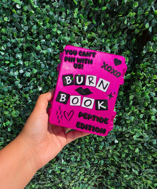 Burn Book Peptide & Syringe Case