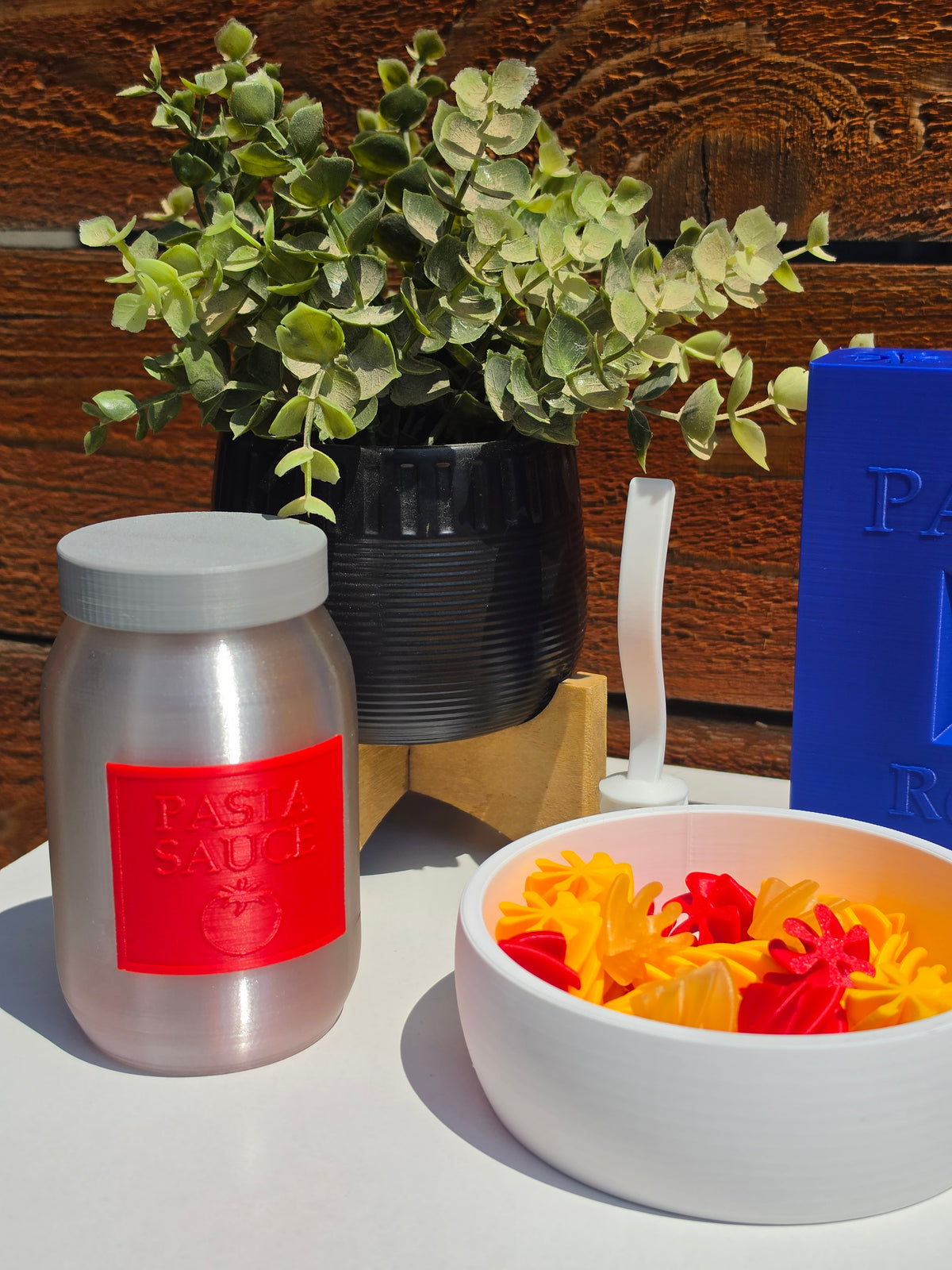 3D Printed Toddler Pretend Play Food Sets | Pasta & Egg Bundles